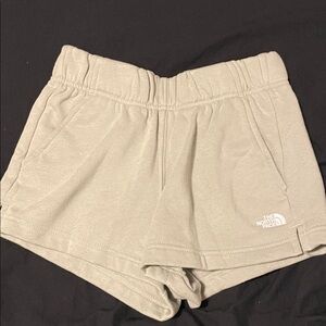 Pale green cotton shorts